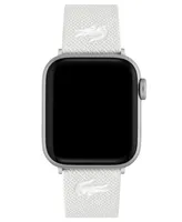 Lacoste Petit White Leather Strap for Apple Watch 38mm/40mm