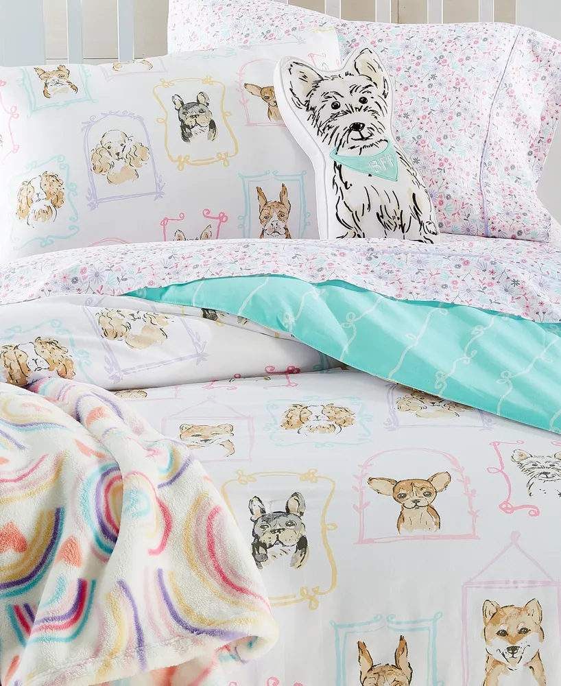 Charter Club Kids Pooch Portrait 2-Pc. Cotton Comforter Set, Twin/Twin Xl, Created for Macy's