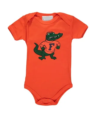 Infant Boys and Girls Orange Florida Gators Big Logo Bodysuit