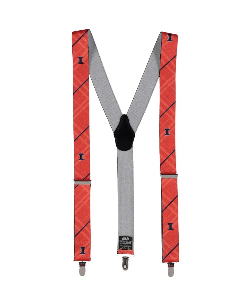 Men's Orange Illinois Fighting Illini Suspenders