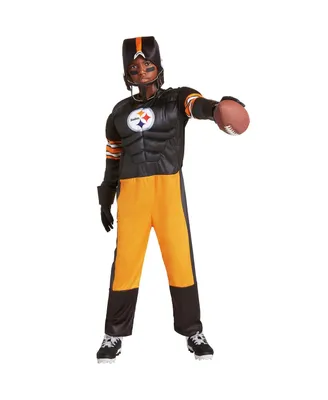 Big Boys Black Pittsburgh Steelers Game Day Costume