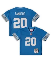 Toddler Boys and Girls Mitchell & Ness Barry Sanders Blue Detroit Lions 1996 Retired Legacy Jersey