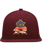 Men's adidas Maroon Arizona State Sun Devils Patriotic On-Field Baseball Fitted Hat