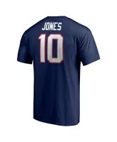 Men's Fanatics Mac Jones Navy New England Patriots Player Icon T-shirt