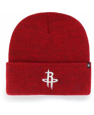 Men's '47 Red Houston Rockets Brain Freeze Cuffed Knit Hat