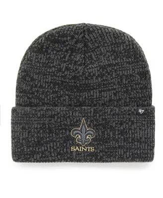 Men's '47 Heathered Charcoal New Orleans Saints Brain Freeze Tonal Cuffed Knit Hat