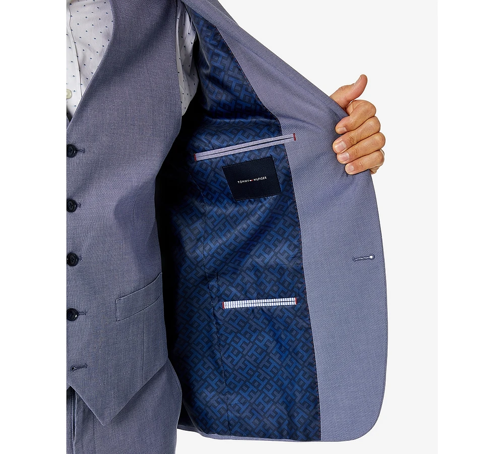 Tommy Hilfiger Men's Modern-Fit Th Flex Stretch Chambray Suit Separate Jacket
