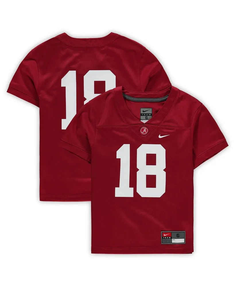 Boys and Girls Preschool Nike #18 Crimson Alabama Crimson Tide Untouchable Football Team Jersey