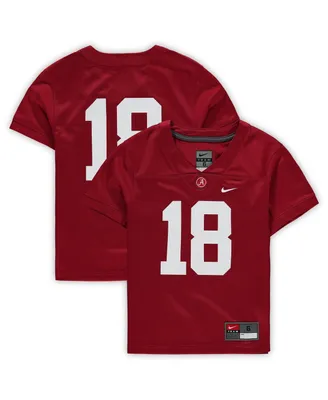 Boys and Girls Preschool Nike #18 Crimson Alabama Crimson Tide Untouchable Football Team Jersey