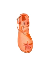 Katy Perry Women's Iconic Geli Toe Post Flat Jelly Sandals
