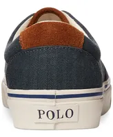 Polo Ralph Lauren Men's Keaton Suede-Trim Herringbone Sneaker