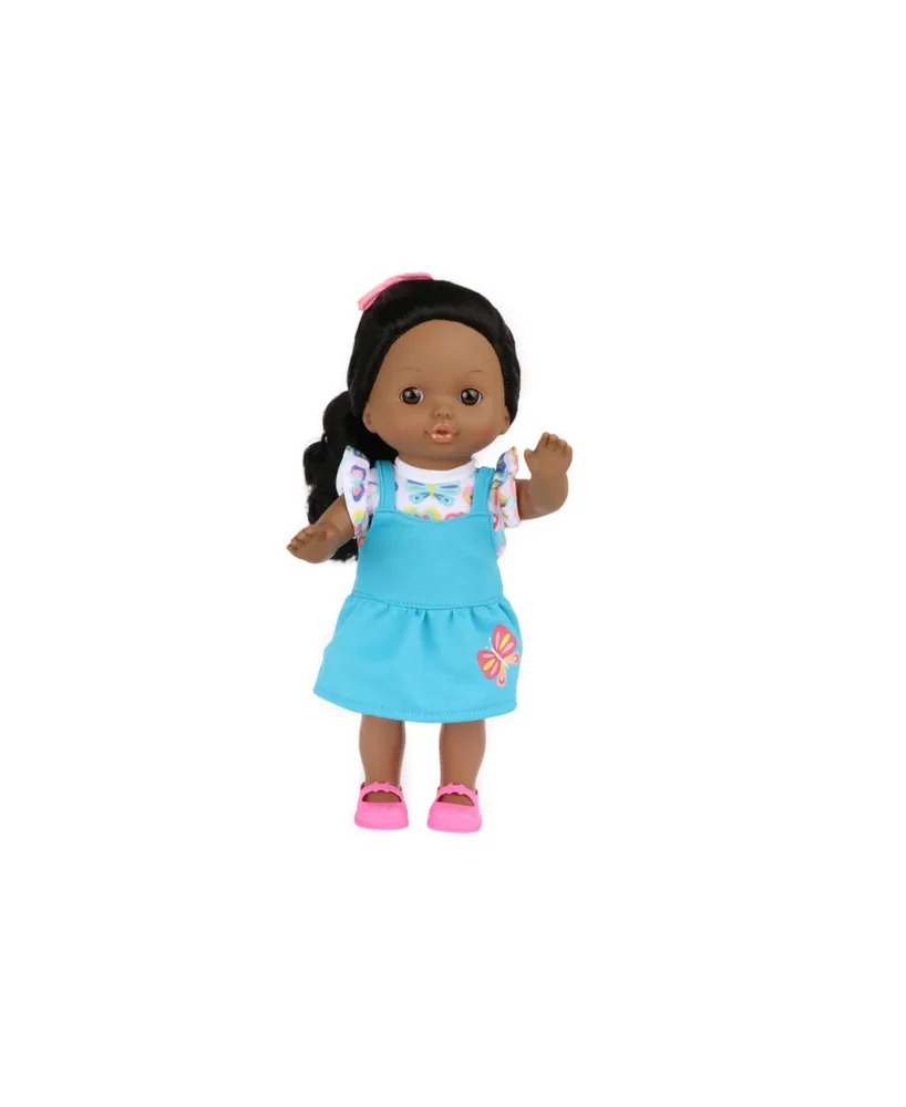 Dream Collection 12" Toy Baby Doll Hair Play Set African American in Gift Box, 12 Piece