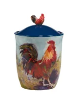 Certified International Rooster Meadow Canister Set, 3 Piece