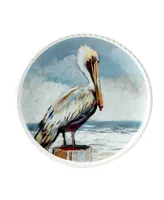 Certified International Shorebirds Salad Plate, Set of 4