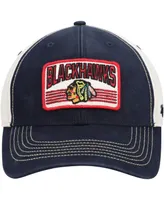 Men's '47 Black Chicago Blackhawks Shaw Mvp Adjustable Hat