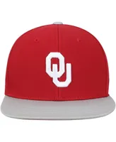 Big Boys Top of the World Crimson Oklahoma Sooners Maverick Snapback Adjustable Hat