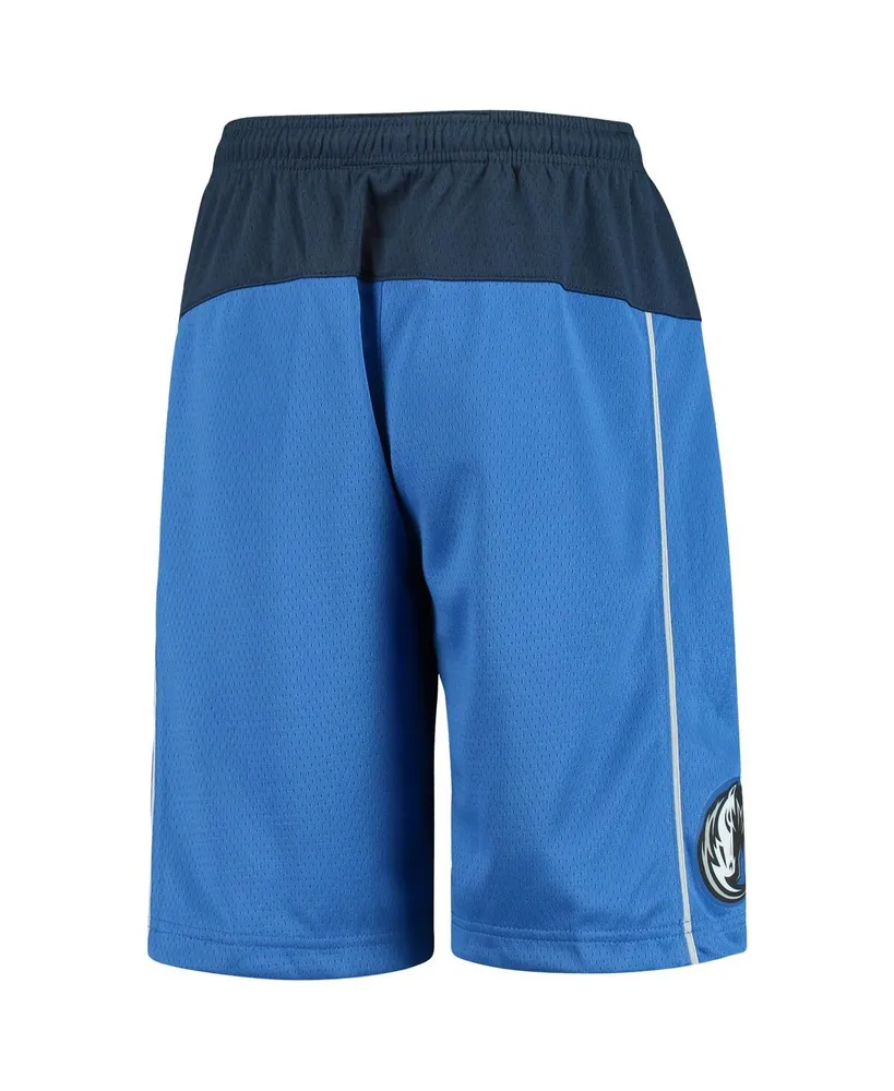 Big Boys Nike Blue Dallas Mavericks 2020/21 Swingman Shorts - Icon Edition