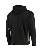 Men's Dunbrooke Black, Realtree Camo New England Patriots Decoy Tech Fleece Full-Zip Hoodie
