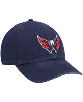 Men's '47 Navy Washington Capitals Logo Franchise Fitted Hat