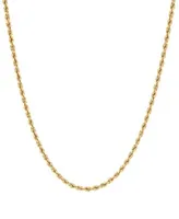 16 20 Glitter Rope Link Chain Necklace 2mm