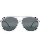Ray-Ban Unisex Polarized Sunglasses, RB2198 Bill Chromance