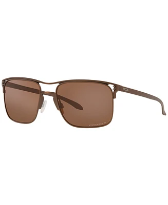 Oakley Men's Polarized Sunglasses, OO6048 Holbrook Ti 57