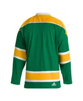 Men's adidas Green California Golden Seals Team Classics Authentic Blank Jersey