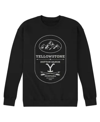Men's Yellowstone Y Logo with Arrows Fleece Sweatshirt