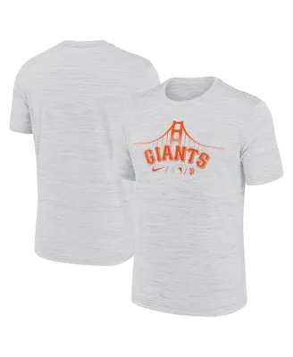 Men's Gray San Francisco Giants Authentic Collection City Connect Velocity Space-Dye Performance T-shirt