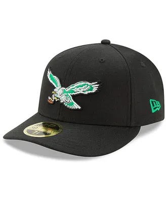 Men's Black Philadelphia Eagles Omaha Low Profile 59FIFTY Hat - Classic