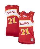 Women's Dominique Wilkins Red Atlanta Hawks Hardwood Classics Swingman Jersey