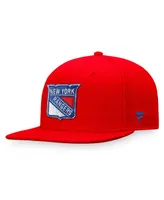 Men's Red New York Rangers Core Primary Logo Fitted Hat