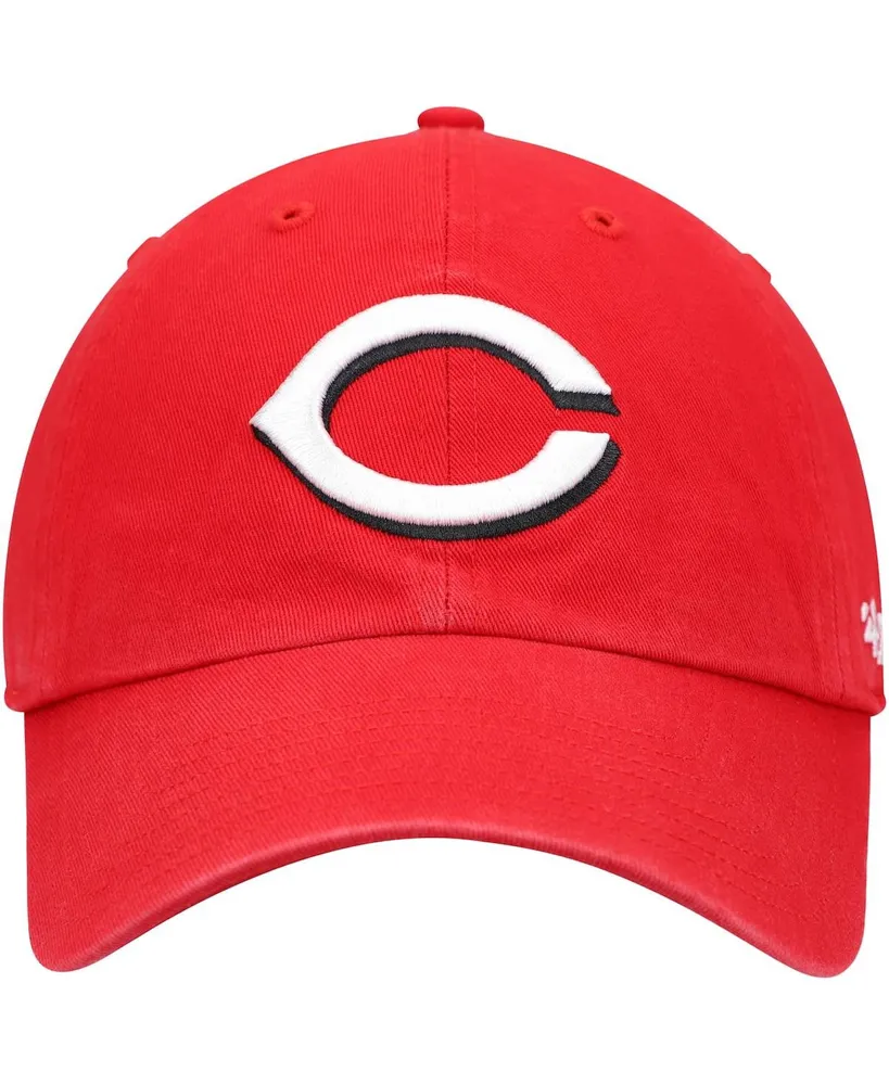 Men's Red Cincinnati Reds Home Clean Up Adjustable Hat