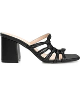 Journee Collection Women's Emory Block Heel Sandals