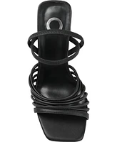 Journee Collection Women's Hera Strappy Block Heel Dress Sandals