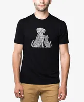 Men's Premium Blend Word Art Dogs and Cats T-shirt