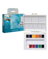 Sennelier La Petite Aquarelle Watercolor Set, 12-Color Half Pan