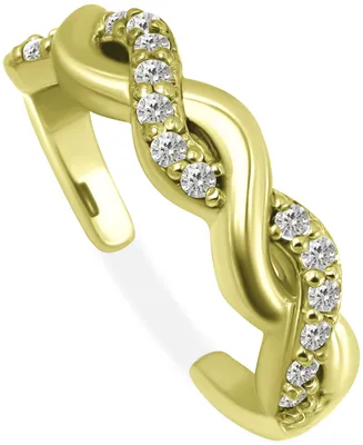 Giani Bernini Cubic Zirconia Infinity Toe Ring, Created for Macy's