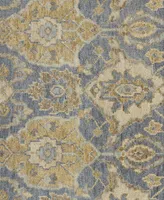 Feizy Carrington R6502 2' x 3' Area Rug - Blue, Gold