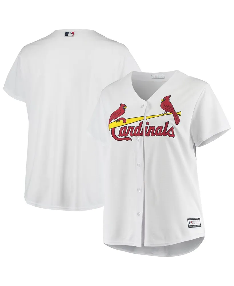 Women's St. Louis Cardinals New Era White Colorblock T-Shirt