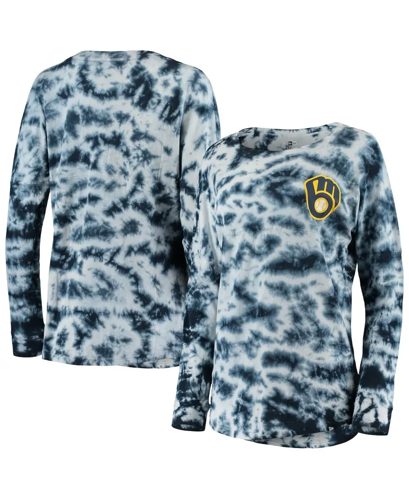 Women's Milwaukee Brewers Touch Navy Formation Long Sleeve T-Shirt