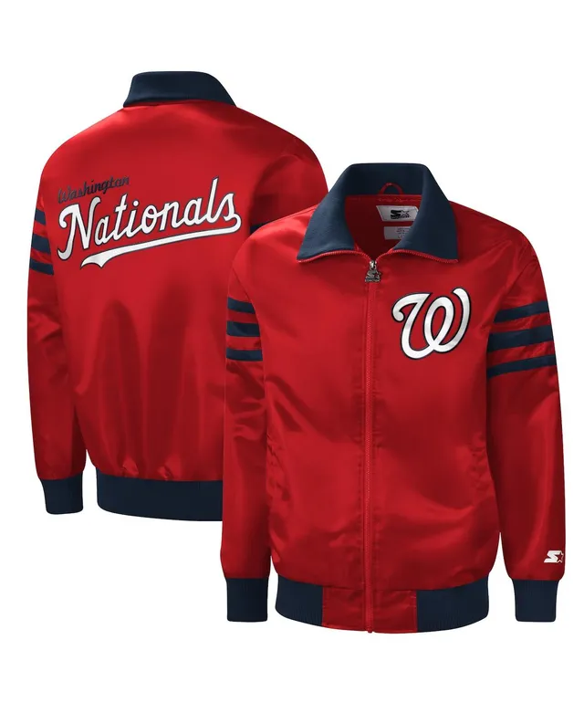 Starter Men's Royal Milwaukee Brewers The Captain III Full-Zip