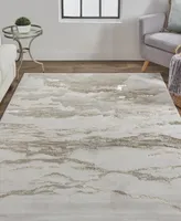 Feizy Aura R3727 5' x 8' Area Rug - Gold