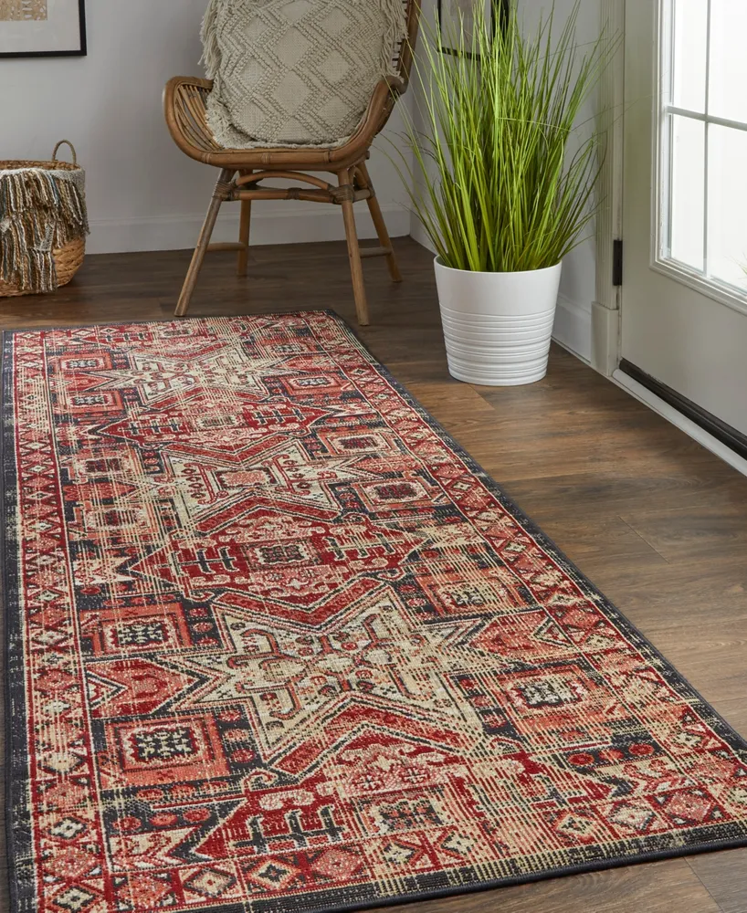 Feizy Nolan R39BZ 2'10" x 7'10" Runner Area Rug