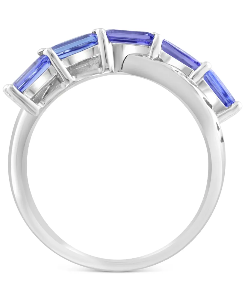 Effy Tanzanite Crossover Statement Ring (1-1/2 ct. t.w.) in Sterling Silver