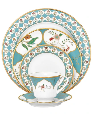 Noritake Lodi's Morning Place Setting, 5 Piece - White, Blue, Gold