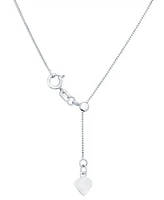 14k Gold Necklace Adjustable 16-20" Box Chain (5/8mm) (Also White and Rose Gold)