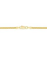 Popcorn Link 24" Chain Necklace (1-3/4mm) in 14k Gold