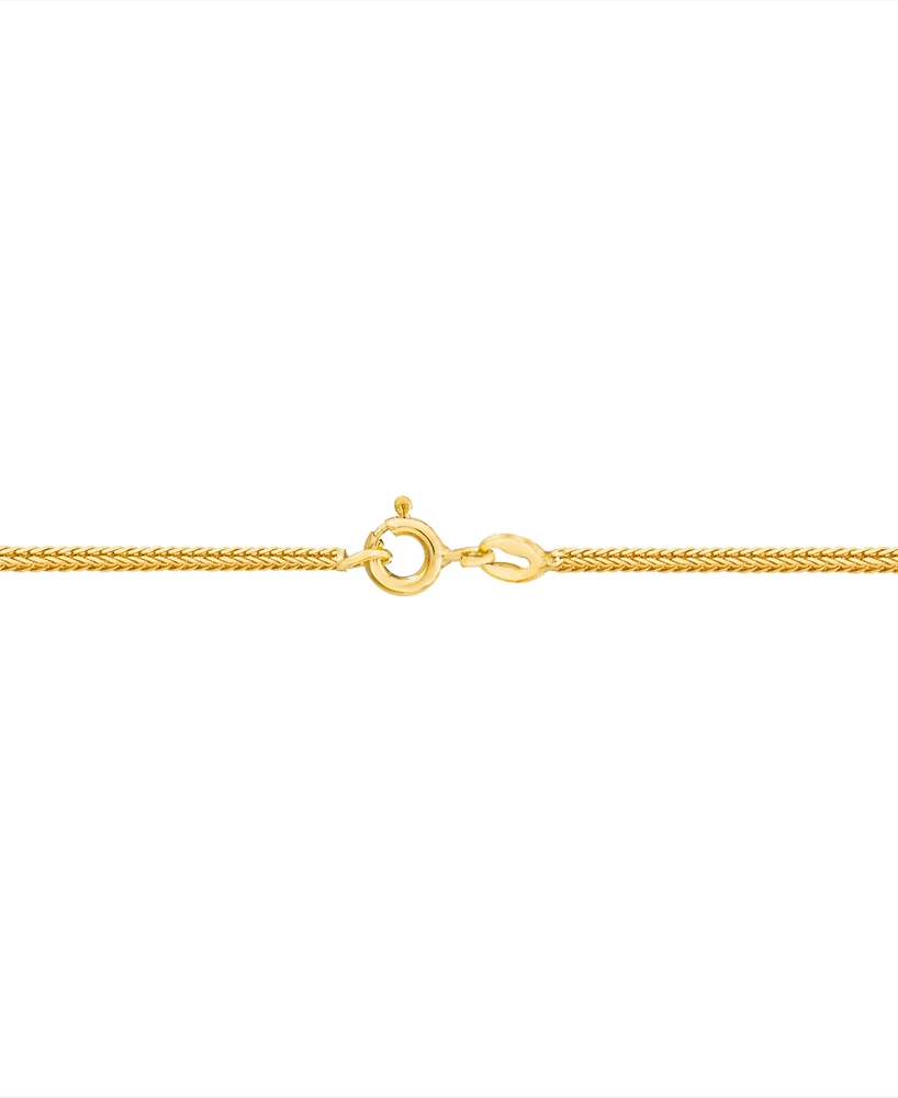 Italian Gold 24" Foxtail Chain Necklace (1-1/3mm) in 14k Gold