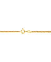Italian Gold 18" Foxtail Chain Necklace (1-1/3mm) in 14k Gold